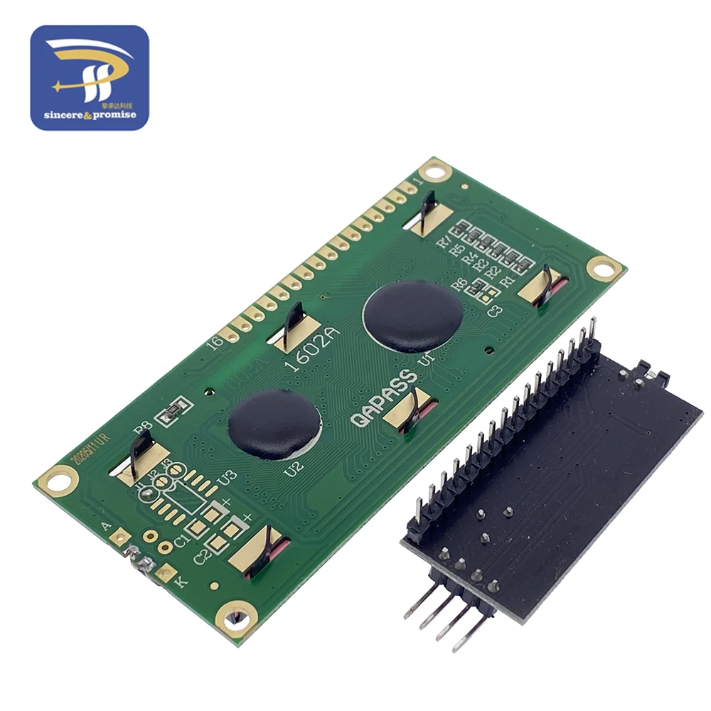 Фото Модуль адаптера интерфейса PCF8574, модуль «сделай сам» для Arduino символов 5 В, ЖК-синий экран 1602 А 16x2 HD44780 IIC/I2C Serial PCF8574 №4