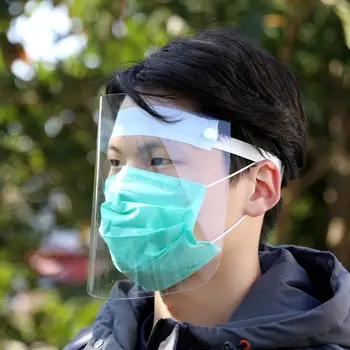 

Transparent Face Mask Anti Splash Dust-proof Protect Full Face Covering Mask Visor Shield mascarillas маска респиратор