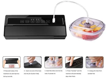 

Vacuum Sealer, Automatic Food Sealer Machine for Food Savers w/Starter Kit|Led Indicator Lights|Easy to Clean|Dry & Moist Food