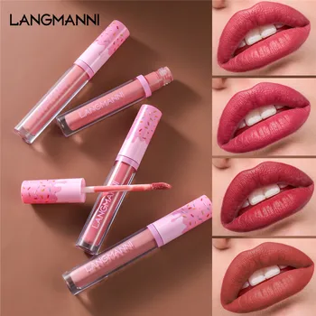 

6Pcs Gloss Lipstick Glaze Set Lip Super Matte Matte Long Lasting Waterproof Non-stick Cup Charming Makeup Lip Makeup