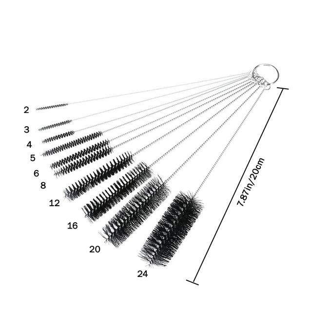 Kávéfőző Cső Kefe Tisztító Nylon Iváshoz Szalma Háztartási Csésze Palack Súroló - Image 5