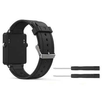 

Watch Band Wrist Strap with Tool Portable Durable Watchband Smart Watch Silicone for Garmin Vivoactive Acetate ONLENY Adult