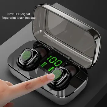 

Touch Control 5.0 Wireless Earphone Headset Handsfree Hifi Stereo Wireless Earphone Headset with Microphone