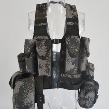 

Outdoor Vest Multifunction Military Molle Carrier Camouflage Adjustable