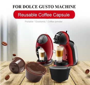 

Reusable Dolce Gusto Coffee Capsule Plastic Refillable Dolce Gusto Coffee Capsule Fit for Nescafe Coffee Machine