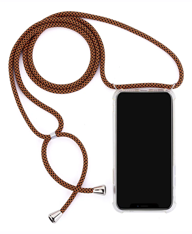 Для samsung Note 10 Pro S10 Plus S10 Lite S9 S8 Note 8 Note 9 простой модный прозрачный чехол из ТПУ с ремешком через плечо Чехол