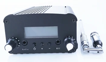 

FM stereo PLL transmitter broadcast 76--108MHZ 1W/7W +small antenna