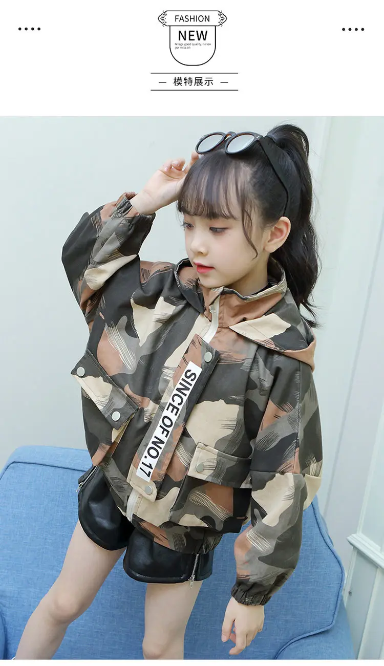 迷彩印花风衣夹克_09