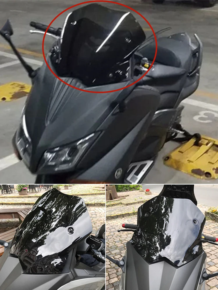

Motorcycle Windshield Spoiler For Yamaha TMAX 530 tmax530 12-16 2012-2013-2014-2015-2016 12 16 brand new Bubble Windscreen