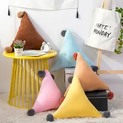 Треугольная Подушка помпон скандинавский диван гостиная украшение подарок на день рождения 2019ing