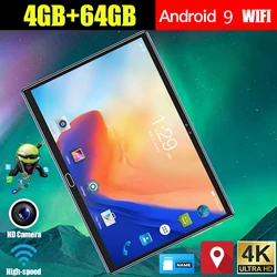 Tablette de 2021 pouces avec triple caméra, grand écran, haute définition, 4G, Android 10.1, 4 go de RAM, 64 go de ROM, 9.0 