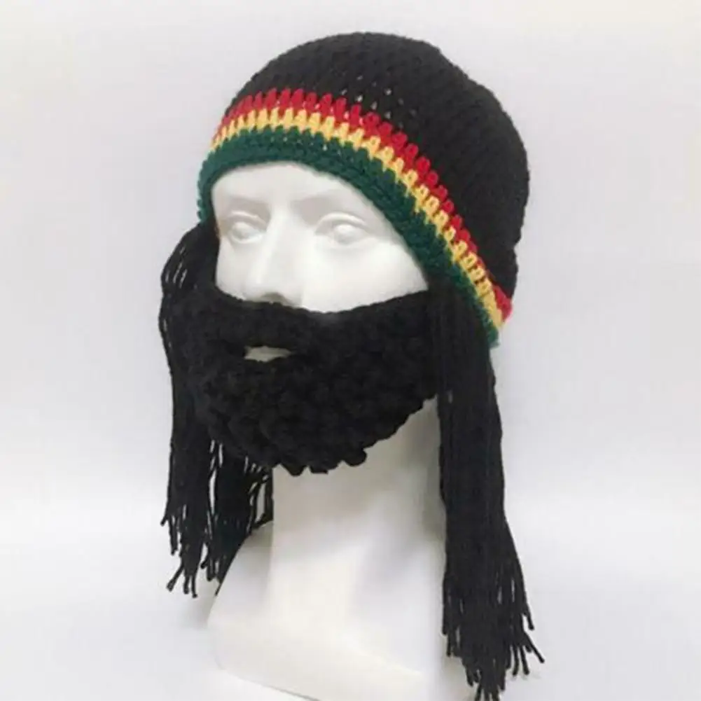 Ручная работа зимние теплые мужские варвары Vagabond Viking Beanie роговые шапки на день рождения крутые подарки кляп шапка на Хэллоуин