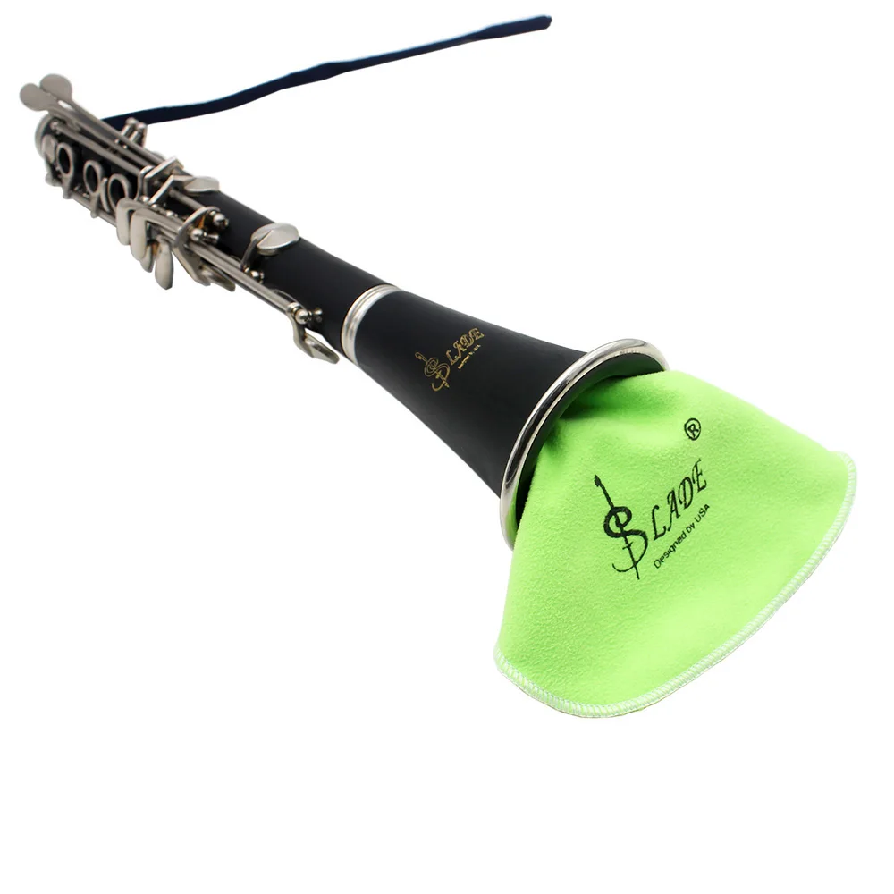 Saxophone Cleaning Cloth Woodwind Musical Instrument Accessories Piccolo Flute Clarinet Sax Wiping Cloth for Inside Tube 6 Color