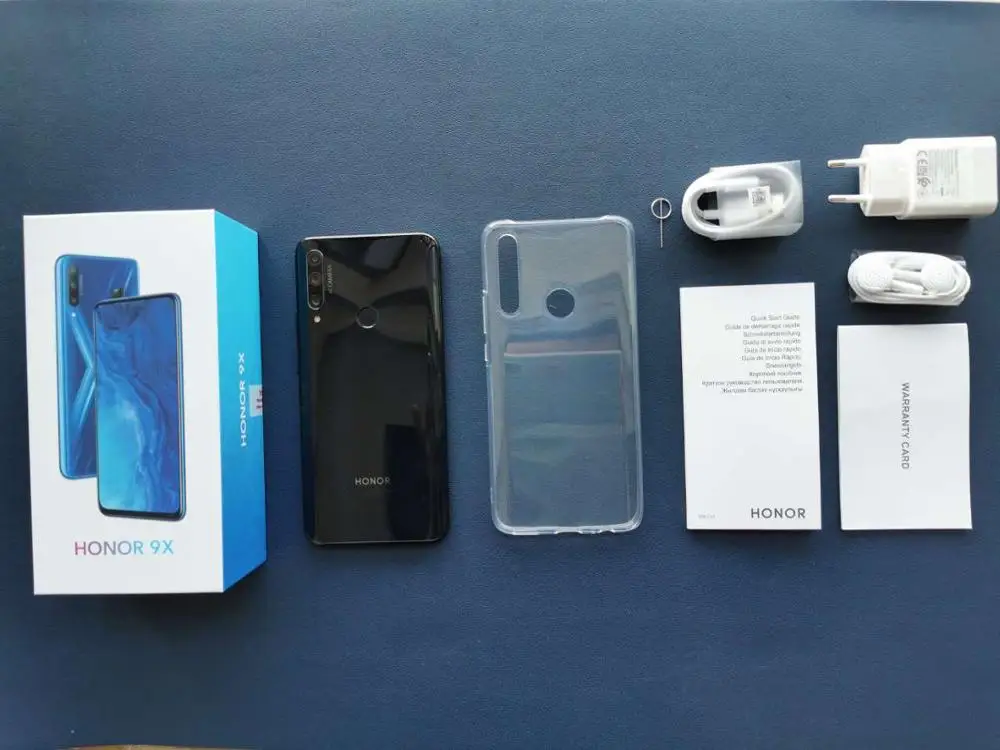Глобальная версия Honor 9X 6 ГБ 128 Гб Смартфон 48MP Тройная камера мобильный телефон