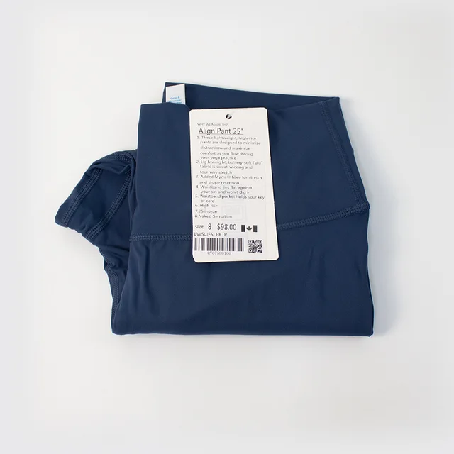 Classic2.0 Fitness Women Sports Pants Tight High Waist Yoga Leggings Gym Athletic High-rise Align Buttery Soft Custom Lulu Logo Peacock blue