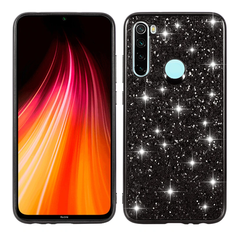Чехол блестящий для Xiaomi Redmi Note 8 силиконовый чехол Алмазный мягкий TPU чехол s для Xiomi Redmi note 8 Pro чехол для телефона роскошный чехол s - Цвет: 02