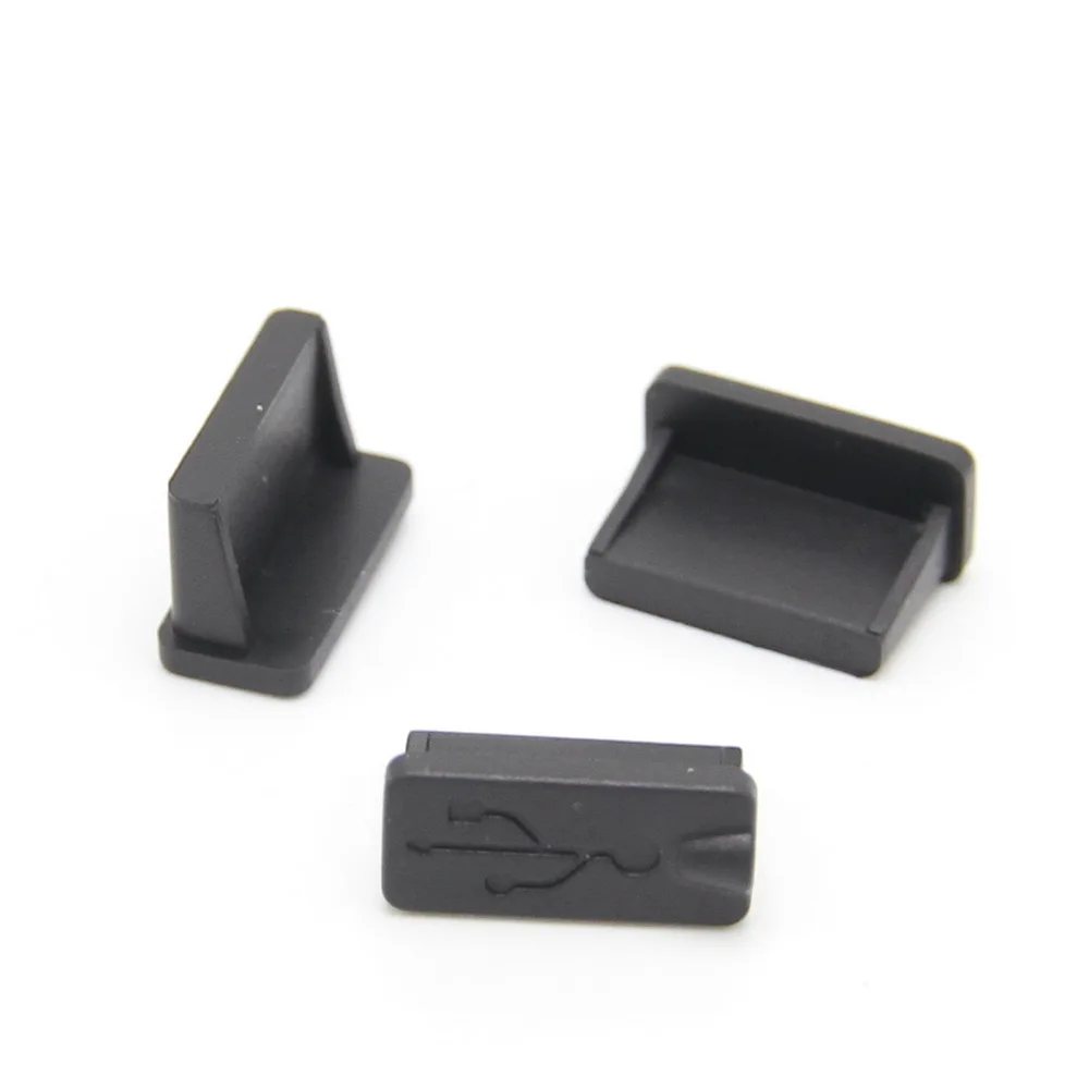 USB-Schutzhülle Gummiabdeckungen Staubkappe für USB-Anschluss Staub- und Feuchtigkeitsschutz 10 teile/los – Detail 12