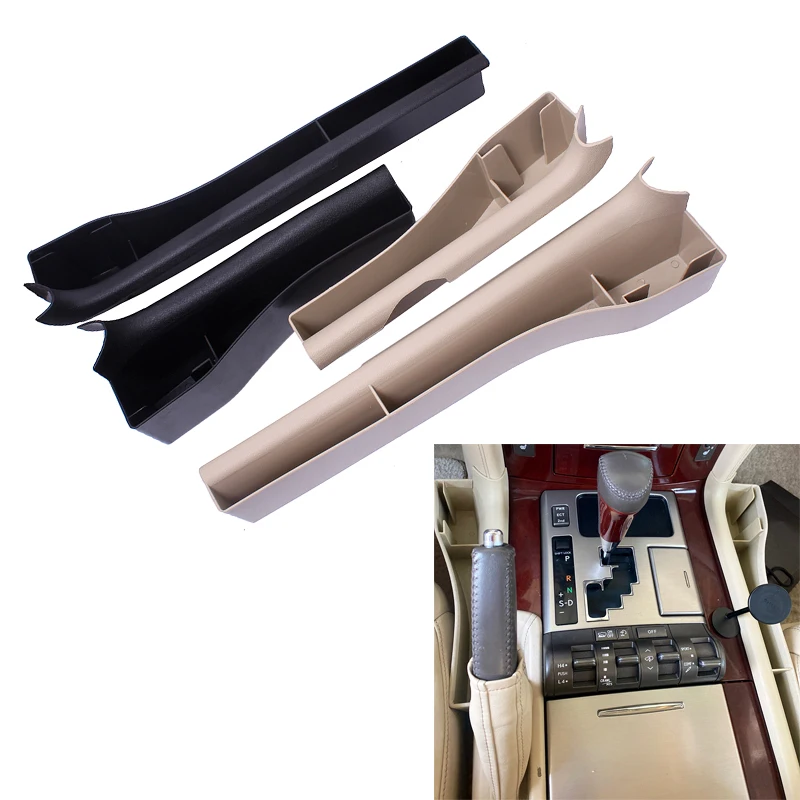 

For Lexus LX570 2008 -2015 Car central control storage box seat pocket seat gap pocket Interior Car Accessories