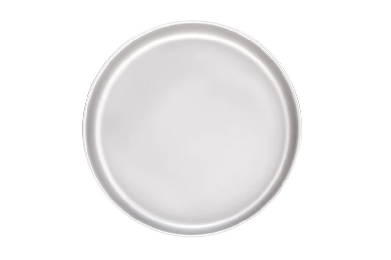 Keith Ti8702 Ultralight Titanium Plate Outdoor Camping Cookware Dishes Eco-Friendly Kitchenware Dinnerware Tray 1L 150g D210mm