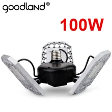 100W 80W 60W E27 LED Lamp 110V 220V LED Bulb Deformable High Power Light For Warehouse Factory Garage Basement Gym