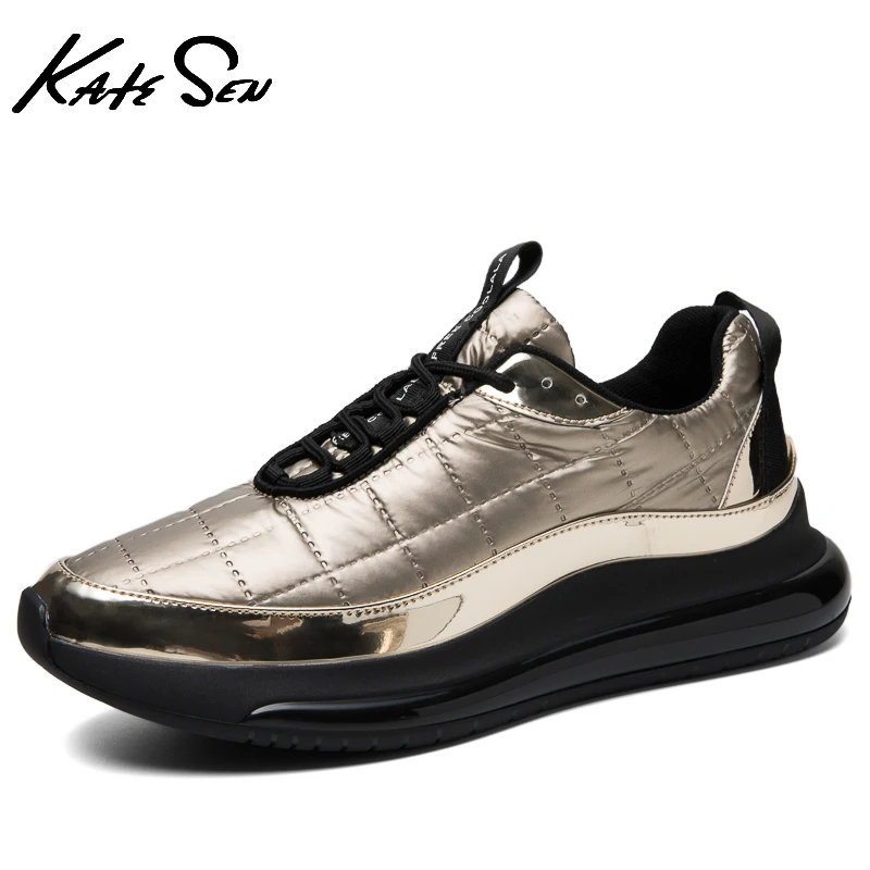 

Men's Casual Leather Lightweight Sports Sneakers Classic Outdoor Soft Running Shoes Fashion Comfortable Footwear Shoes Big Size