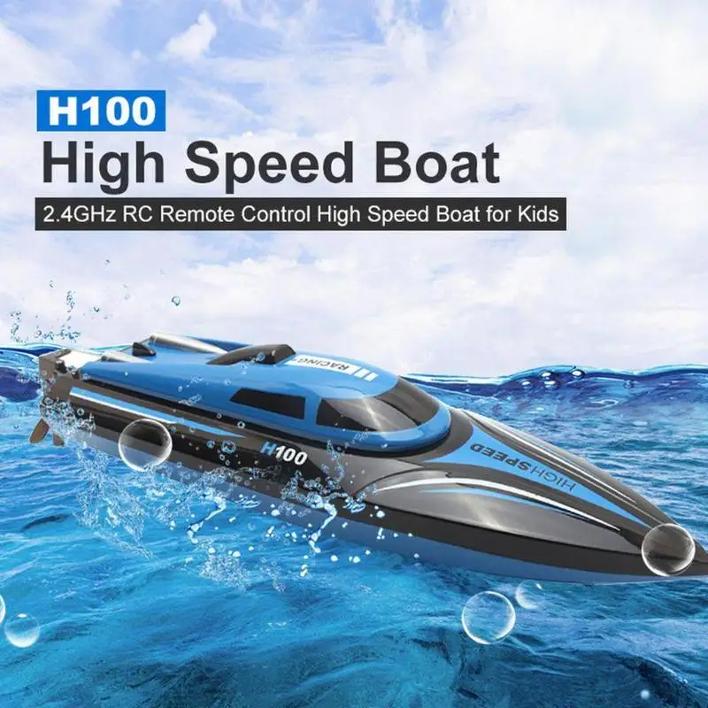 

Remote Control High Speed Boat 2.4GHZ 4 Channel Outdoor Toys RC Racing Children Gift Remote Control Toy