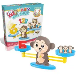Цифровое сложение и вычитание математические игрушечные весы обезьяна цифровые весы игрушки раннего обучения Баланс Детей просветление