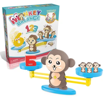 

Digital Addition and Subtraction Math Scales Toys Monkey Digital Balance Scale Toy Early Learning Balance Children Enlightenment