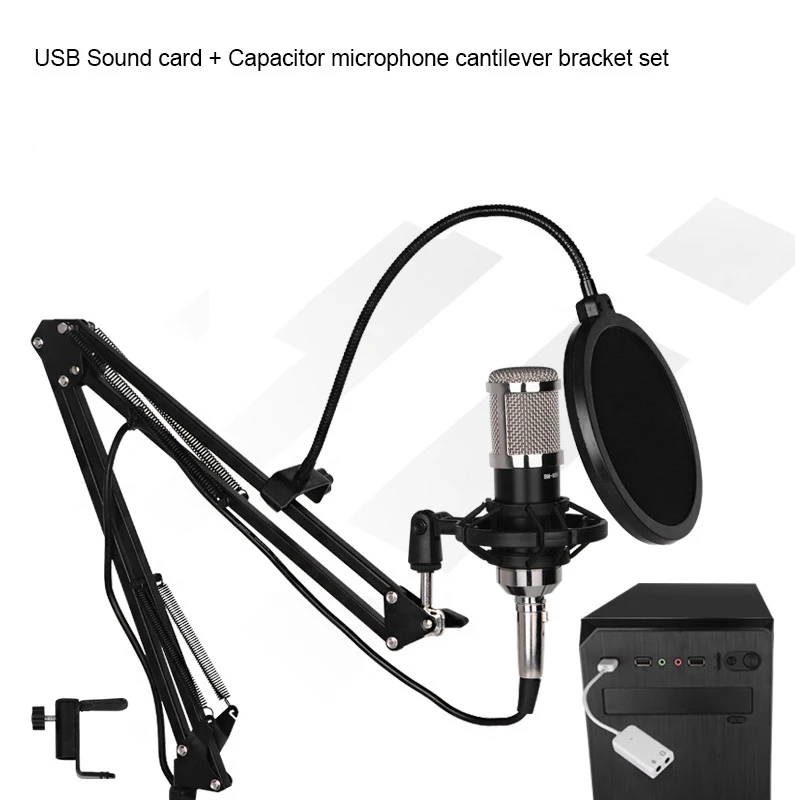 BM800 Microphone 360° Universal Desktop Bedside