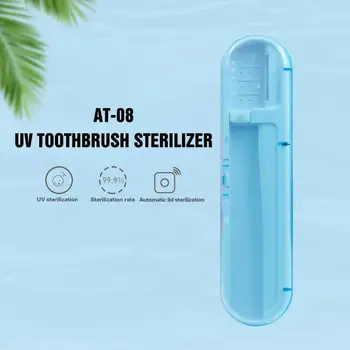 

UV Fashion Toothbrush Sterilizer Uv Disinfection Disinfect Toothbrushholder Portable Toothbrush Disinfection Uv Sterilizer