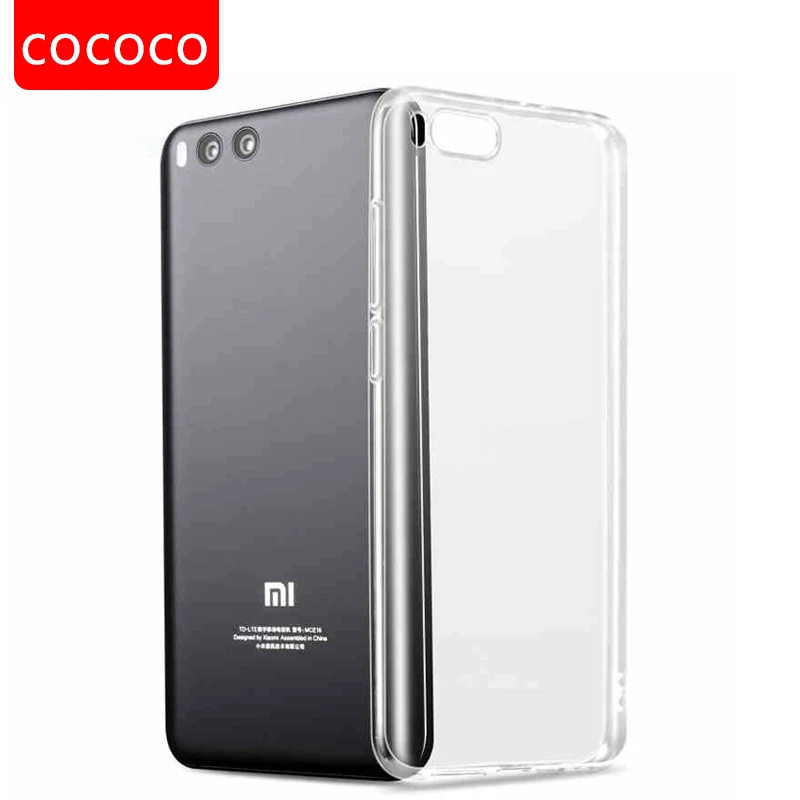 Чехол для телефона XIAOMI MI6 MI6X Силиконовый ТПУ мягкий ультра тонкий прозрачный