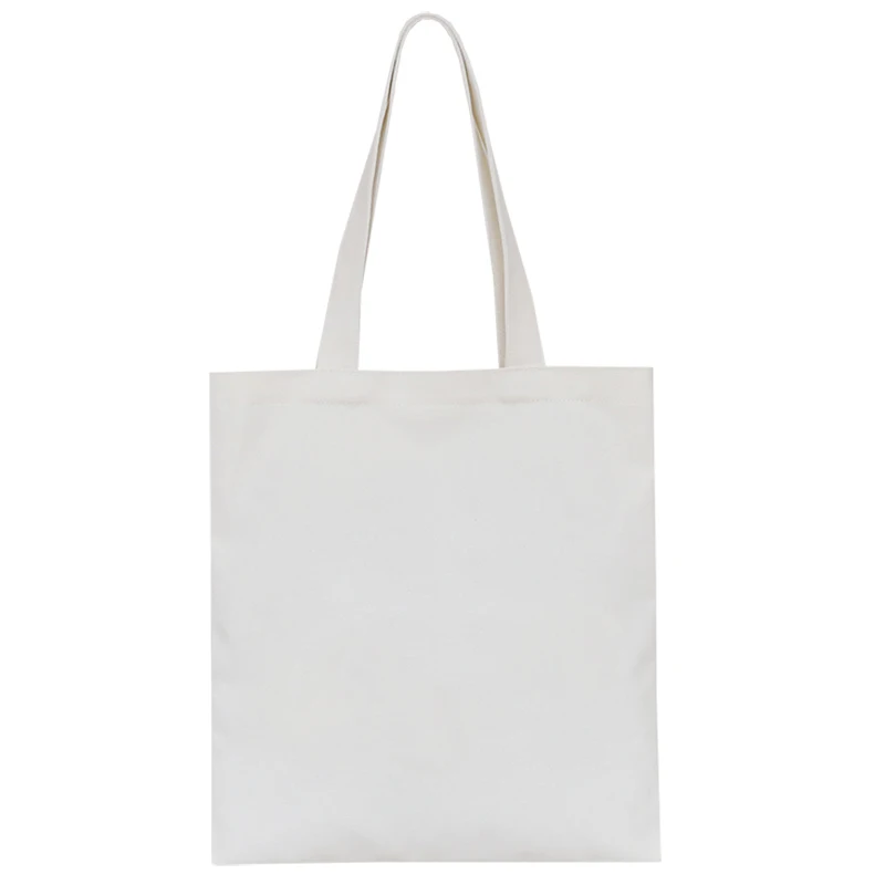 Fashion Solid Color Canvas Bag With Zipper Harajuku Female Tote Shopping Bag College Black White Original Shoulder Bag Daily Use