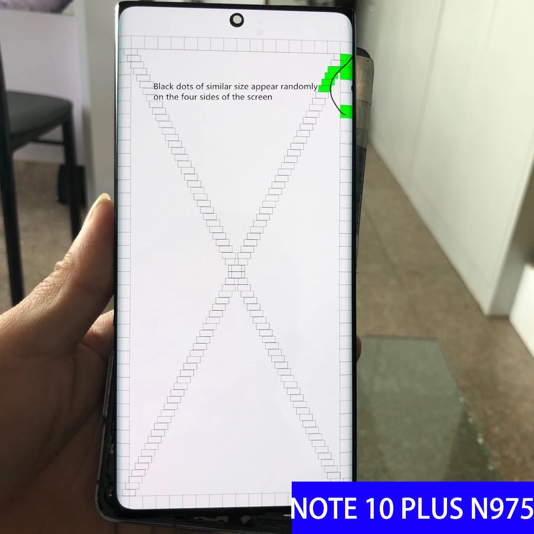 Оригинальный AMOLED с точкой для Samsung Galaxy Note 10 Plus Lcd N975F note10 plus N975 рамка ЖК-дисплей +
