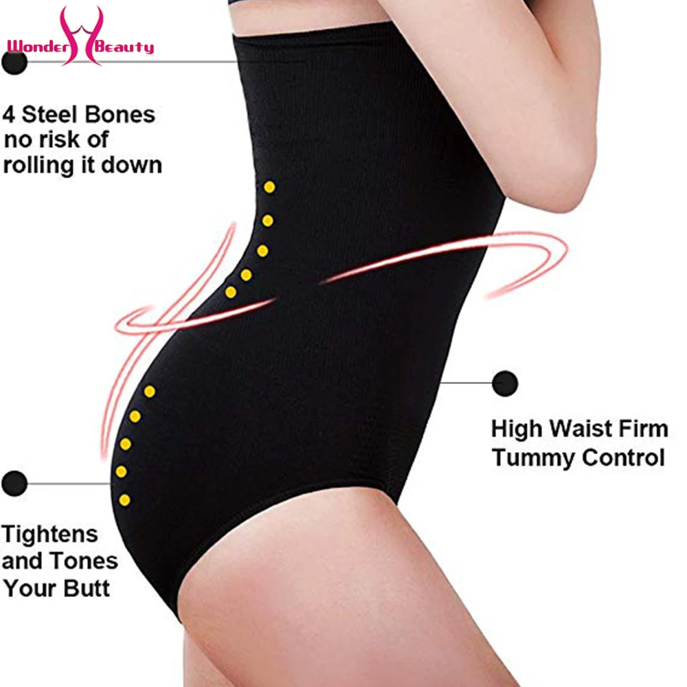 Women High Waist Panty Tummy Control Shapewear Seamless Body Shaper Slimming Underwear (13)