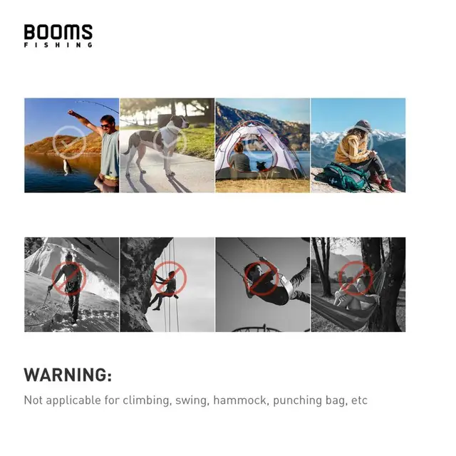 Booms Fishing CC1 Steel Small Carabiner Clips Outdoor Camping  Multi Tool  Fishing Acessories 6pcs 2