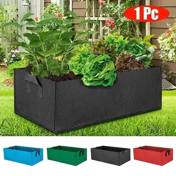 

Rectangle Nonwoven Vegetable Tomato Planting Bag Practical Potato Grow Pot Spring Creative Plant Grow Bag Garden Patio