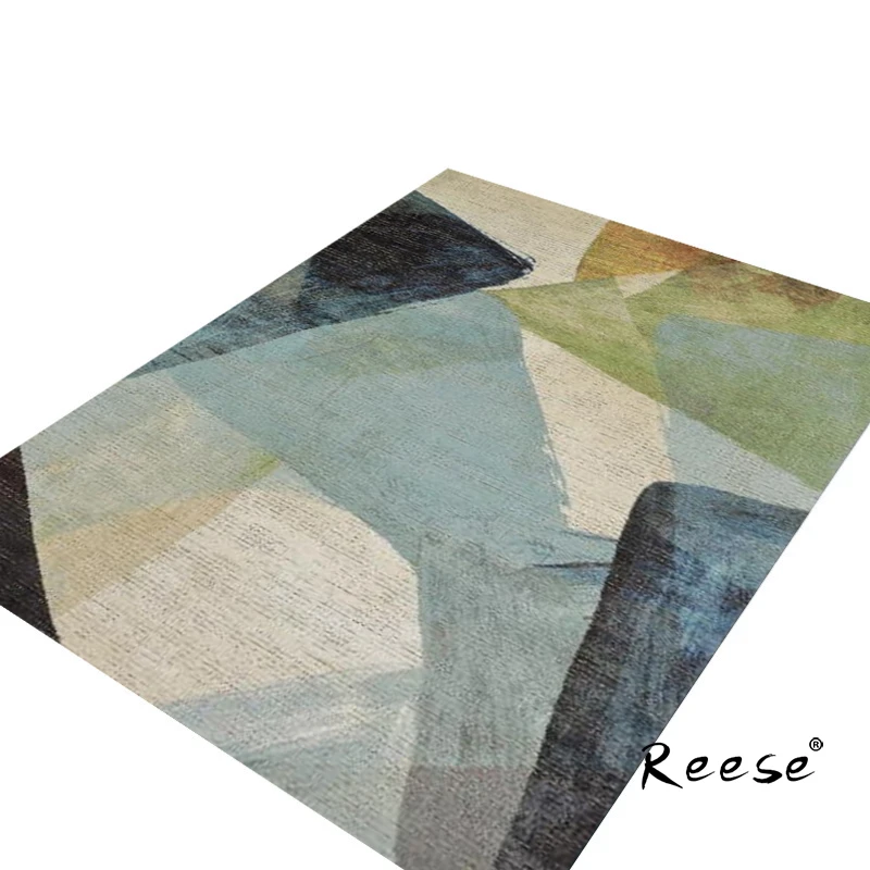 Geometric Modern Soft Nordic Carpets For Living Room Anti Slip Antifouling Area Rug In Bedroom Parlor Factory Direct Supply