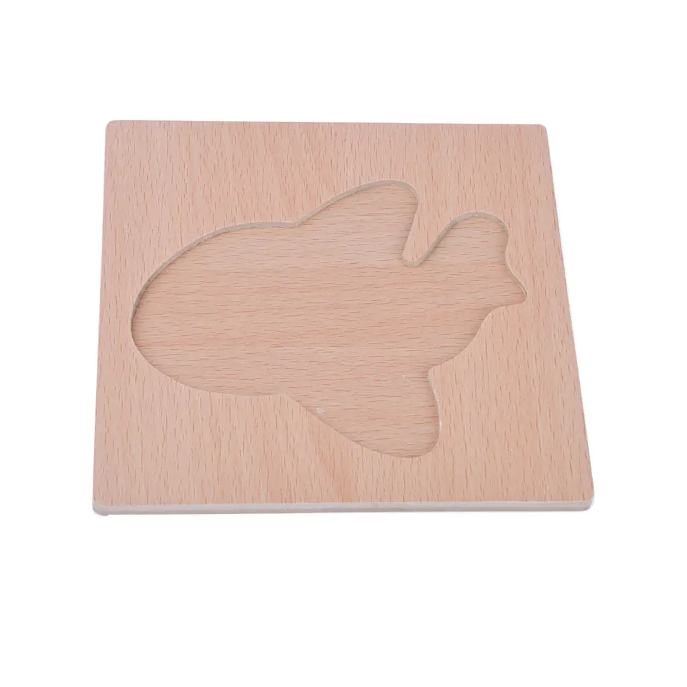 3D деревянная игрушка детская игра головоломка мультяшный животный дизайн