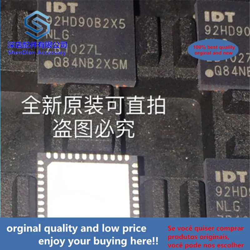 

5 шт., 100% оригинальный и новый IDT92HD90B2X5NLG QFN48 92HD90B2X5NLG, лучшее качество