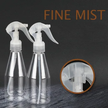 

200ml Portable Plastic Spray Bottle Transparent Makeup Moisture Atomizer Pot Fine Mist Spray Bottles Alcohol Disinfection Tools