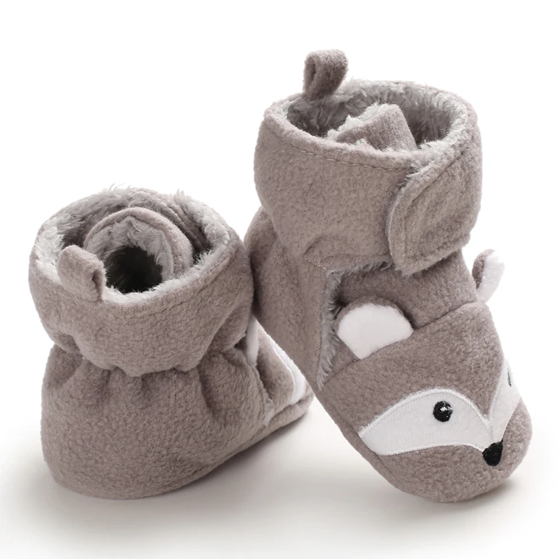 Обувь для малышей; Зимняя Теплая Бархатная обувь для маленьких девочек; обувь для малышей с героями мультфильмов