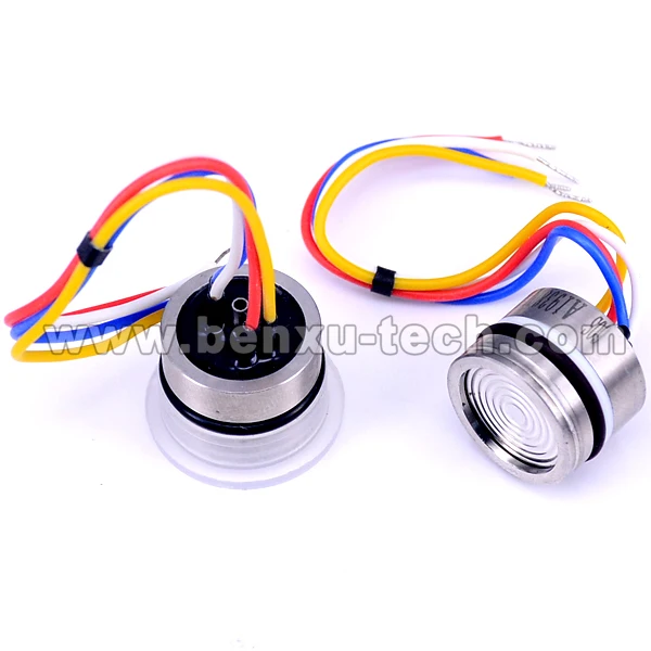 15.8 or 19mm in Diameter 10kPa to 100MPa Piezoresistive Diffused Silicon Pressure Sensor