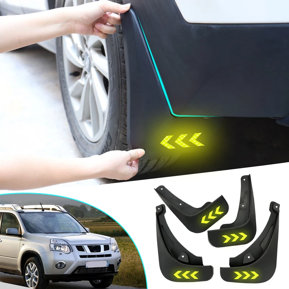 Для Nissan X-Trail 2008-2013 автоколесо Брызговики Премиум сверхмощные Брызговики ралли Броня крыло