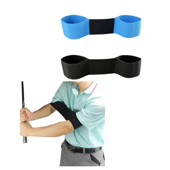 

Golf Swing Trainer Practicing Guide Gesture Alignment Training Aid Aids Correct Swing Trainer Elastic Arm Band Belt new
