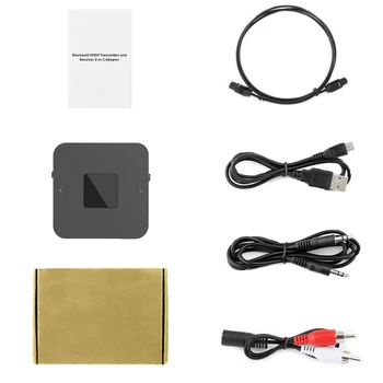 

AAAE Top-Portable Bluetooth 5.0 CSR8670 Aptx Low Latency 3.5Mm RCA SPDIF Optical Transmitter Receiver Wireless Audio Music TV Ad