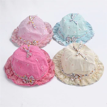 

Newborn Princess Sun Hat For Baby Girl Fisherman Hat For Girls Kwaii Wide Brim Cap For Girls Casual Outdoor Beach