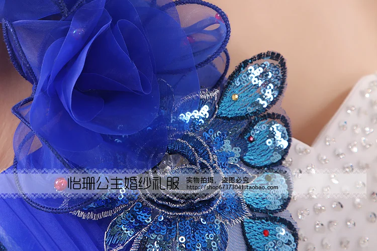 Элегантное Vestidos De 15 Anos Новое поступление одно плечо Королевское голубое праздничное платье вечернее выпускное платье бальные платья
