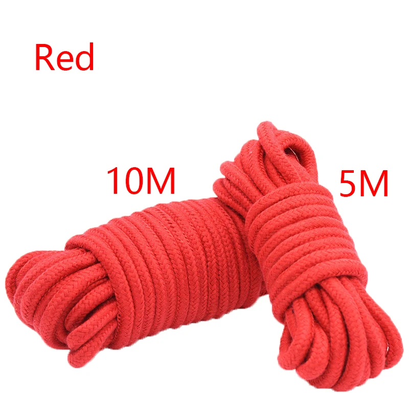 Sex Slave Bondage Rope Nylon Hand Cuffs Restraint Rope Slave Roleplay Toys for Couples Adult Games Products Flirting Toys 5M 10M