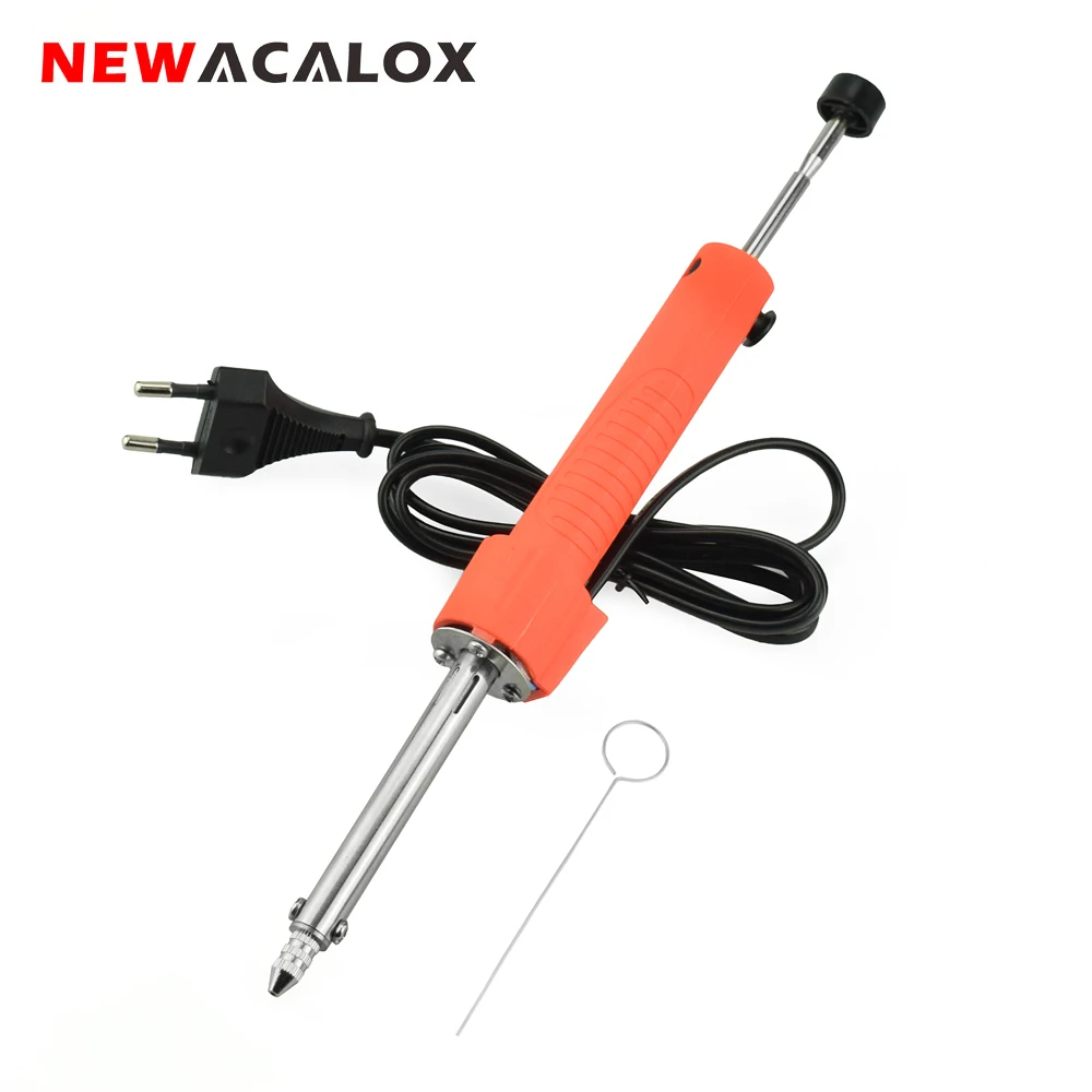 NEWACALOX 220 В 50 Гц ЕС Электрический вакуумный припой присоски Сварка распайки насос/паяльник/инструмент для ремонта/удаление припоя железная
