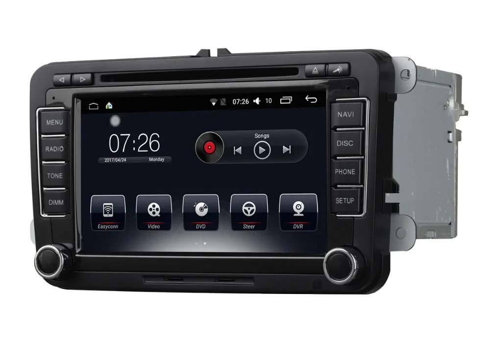 NaweiGe 7 дюймов T30 Android Восьмиядерный 8,1 2+ 32 ГБ Автомобильный dvd для VW Passat CC/Golf6/GTI Авторадио gps навигация автомобильный мультимедийный для